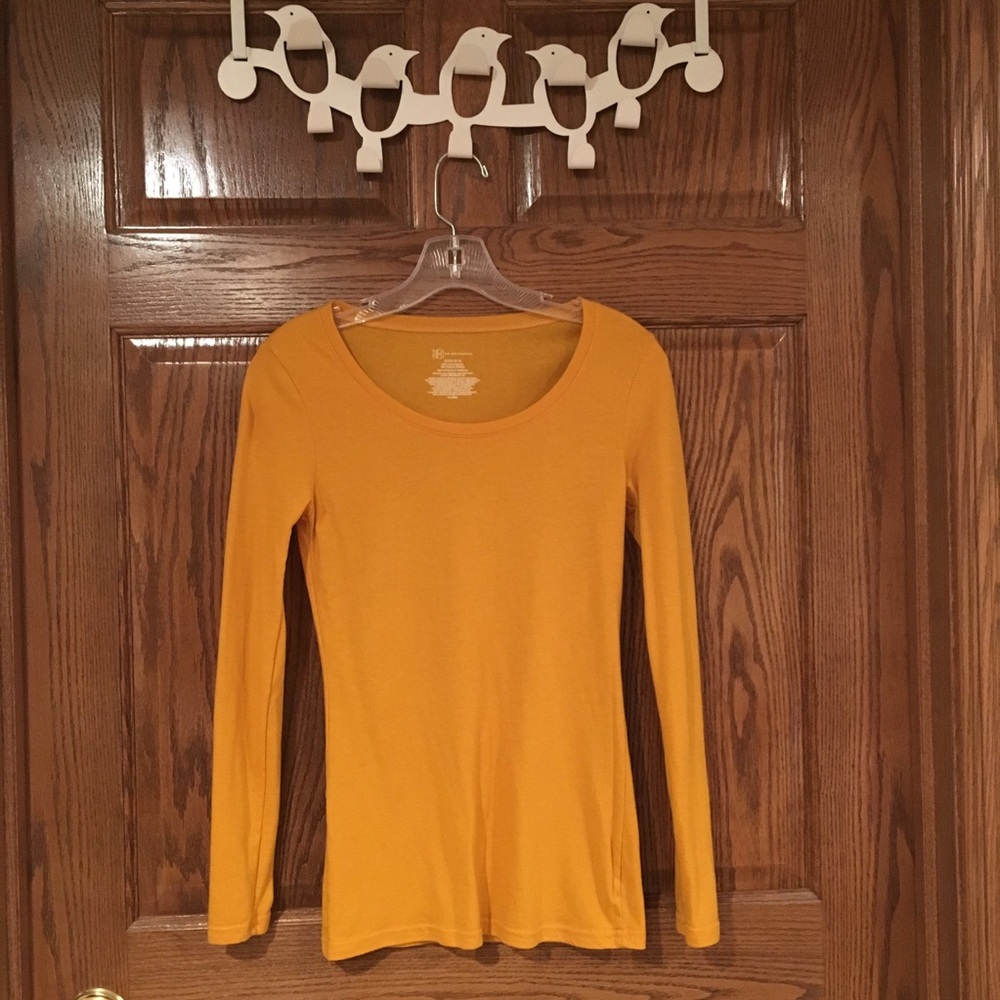 No Boundaries Yellow Long Sleeve Shirt